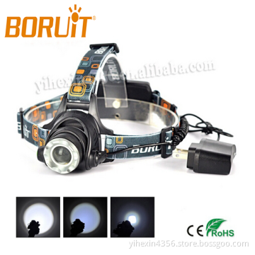 Boruit RJ-0211 CREE XML T6 Rechargeable Led Headlamp